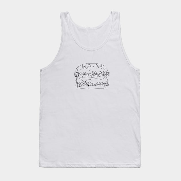 burger Tank Top by Minimalist Co.